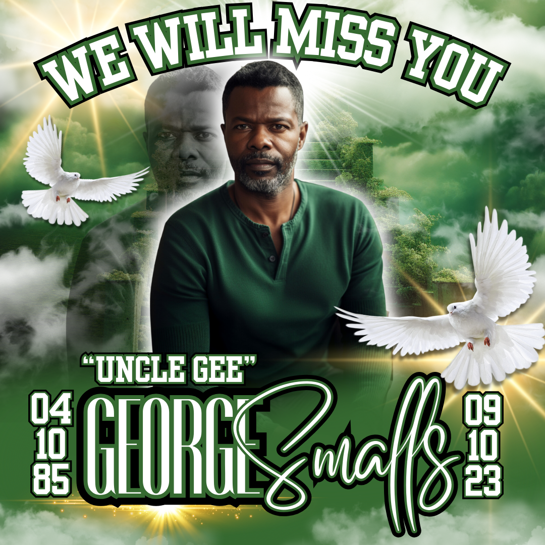 Green Memorial Design Template