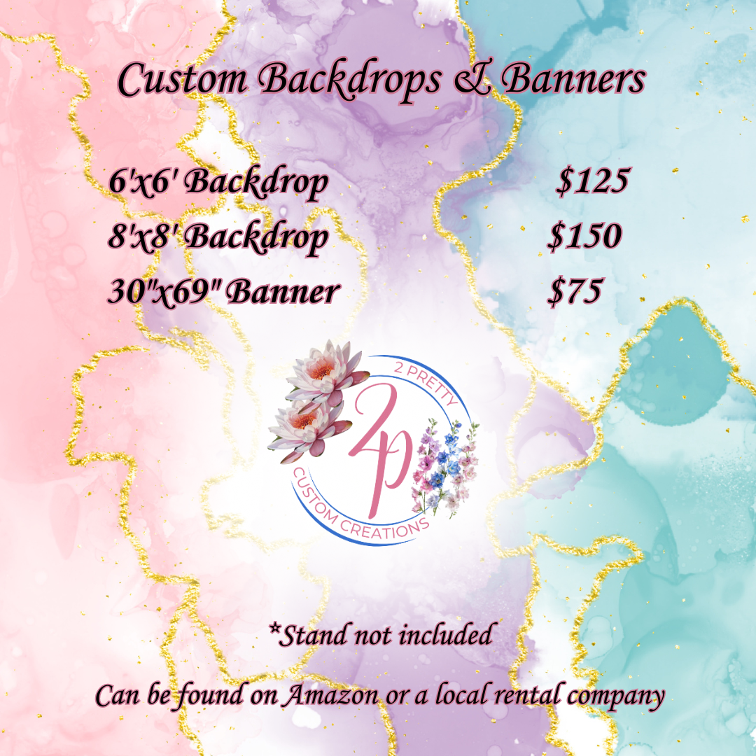 Custom Backdrops and Banners