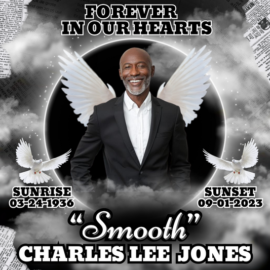 Black Memorial Template
