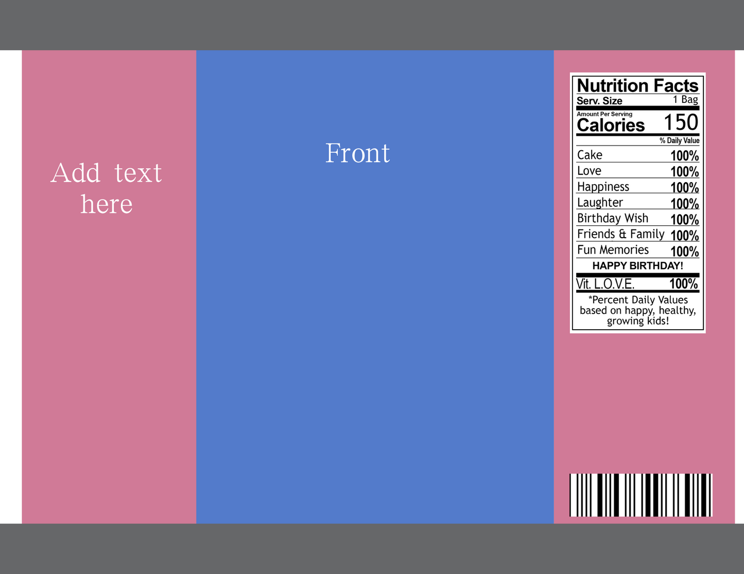 Party Favor Template