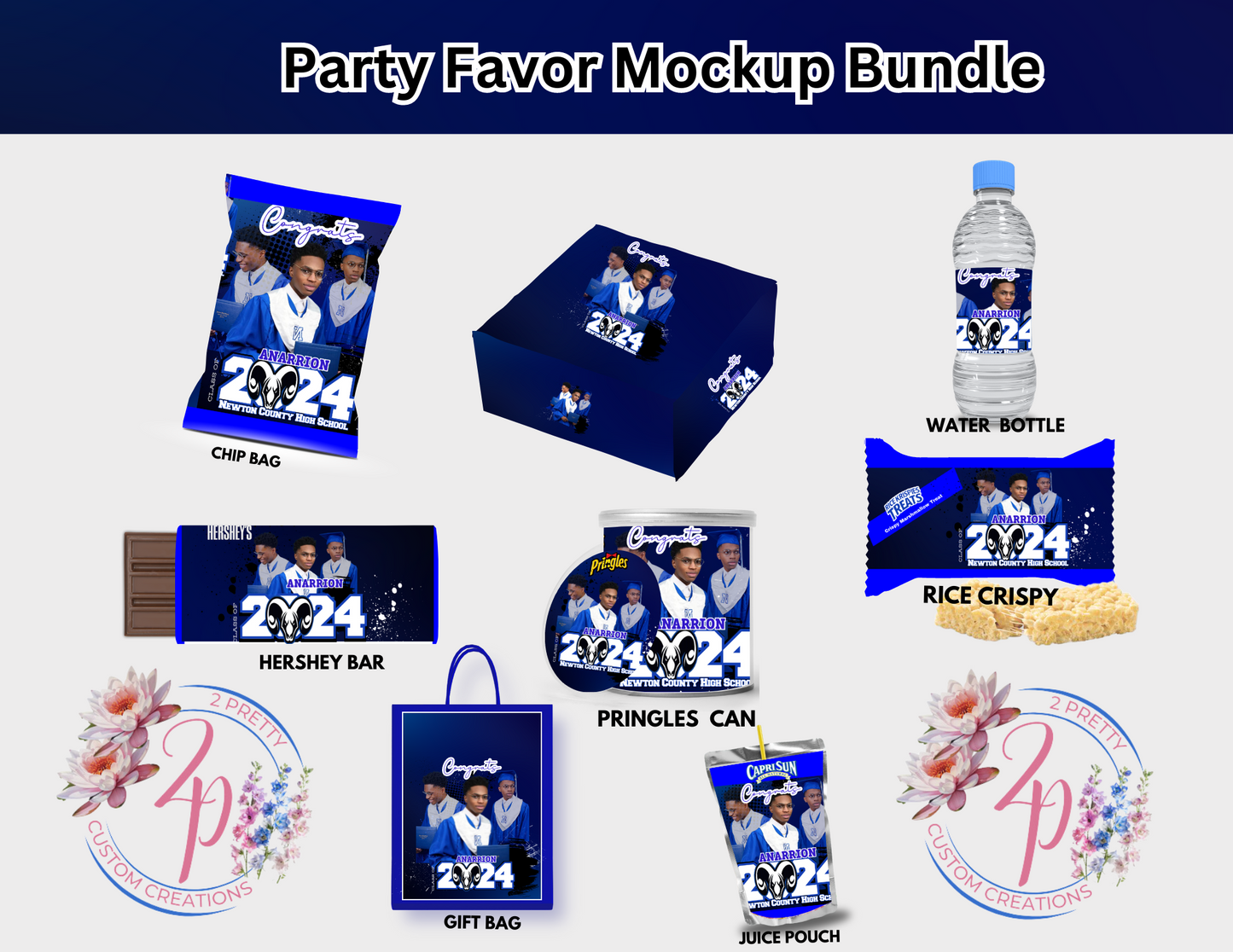 Graduation Editable Party Favor Design