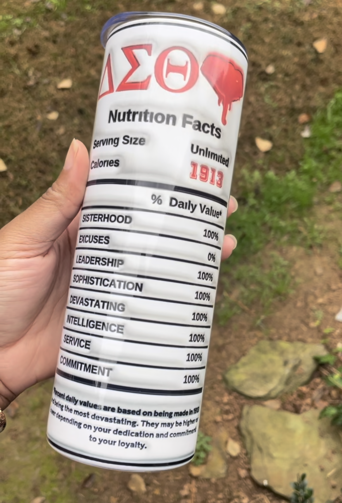 Delta Ingredients 20oz Tumbler