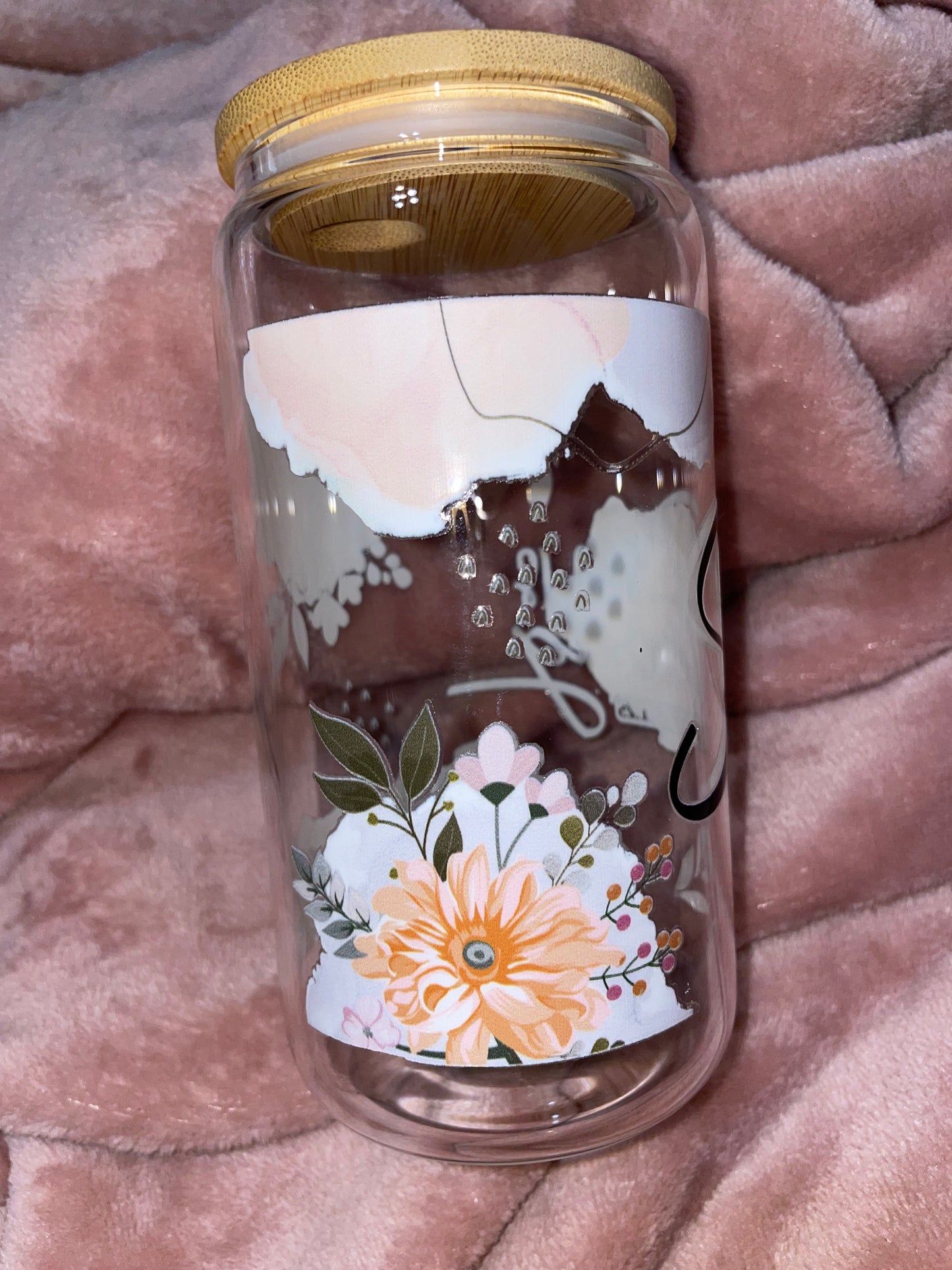 "Proverbs 31:25" 16oz Glass Can