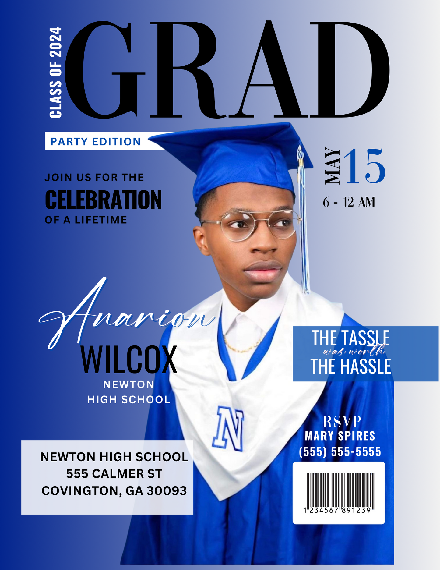 9 Magazine Invitation Design Template
