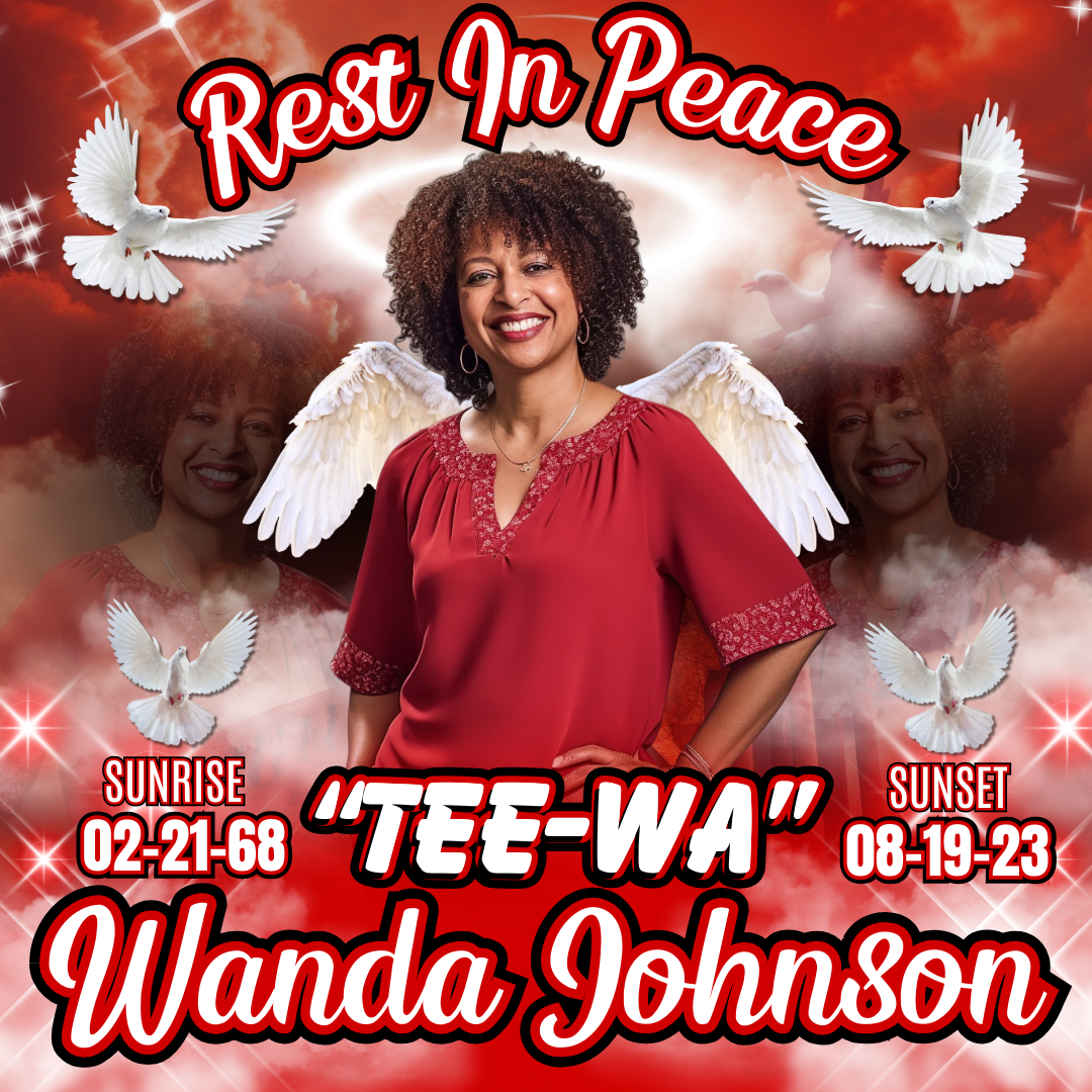 Red Memorial Design Template